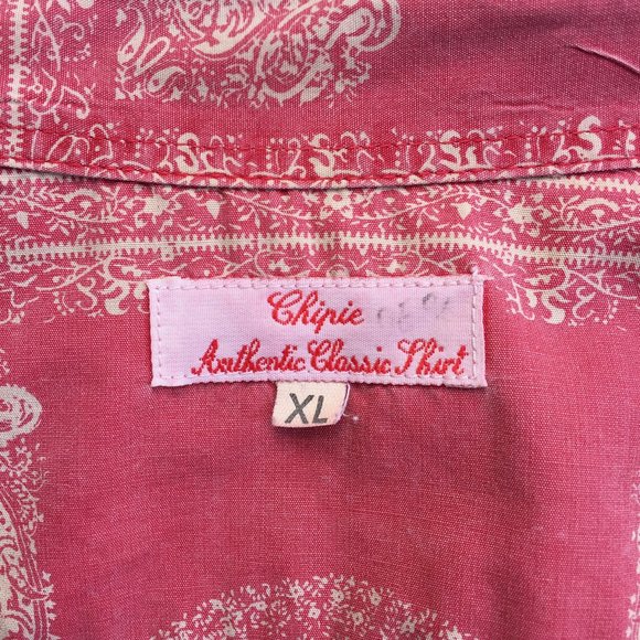 Red Bandana Print Shirt - Picture 5 of 8